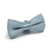 Cool Grey Kids Bow Tie Silky Polyester