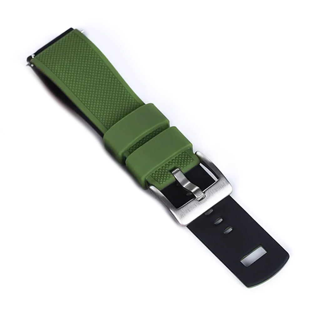 New 18mm Silicone Rubber Watch Band Strap - Light Green