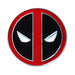 Deadpool Belt Buckle Superhero For Men Black and Red