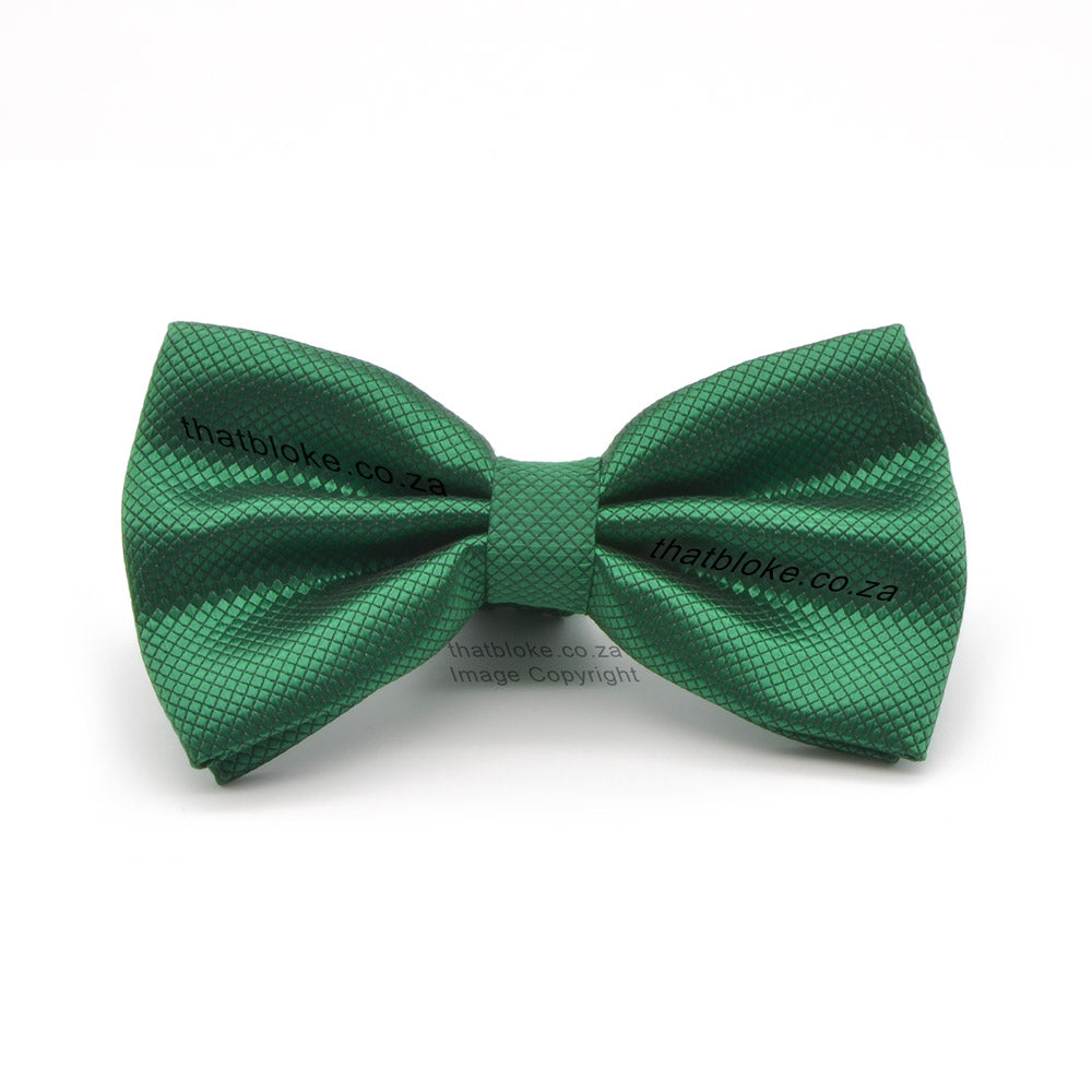 men emerald green bow tie