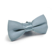 Darker Cool Grey Kids Bow Tie Silky Polyester
