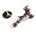 Gavel Hammer Brooch Pin For Men Bronze Front View