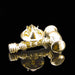 Gavel Hammer Brooch Pin Auction Gold Bottom