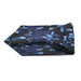 Black and Navy Blue Cravat Neck Tie For Men Camouflage Pattern Silky Folded Image