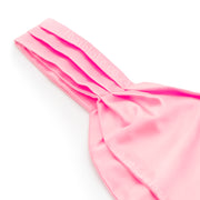 Soft Pink Cravat Neck Tie For Men Silky Close-Up Image
