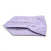 Light Lavender Purple Cravat Neck Tie For men Weave Pattern Silky Folded View