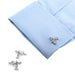 Army Spitfire Airplane Cufflinks Silver For Men On Shirt Sleeve