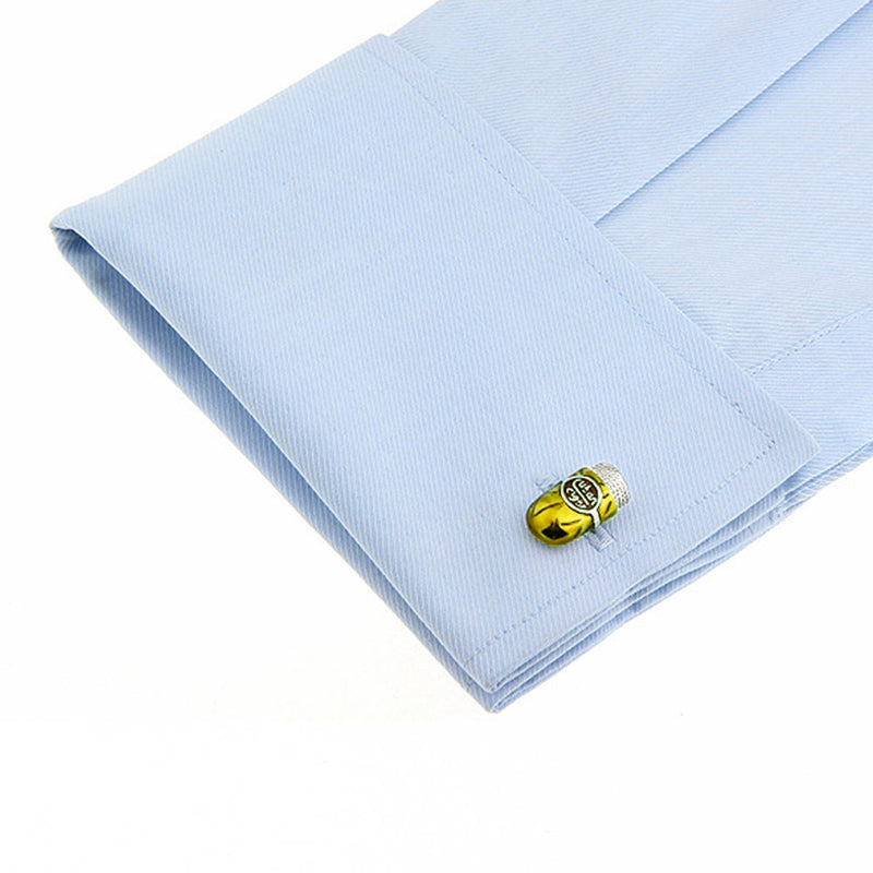 Cufflinks - Cigar Cuban (Silver)