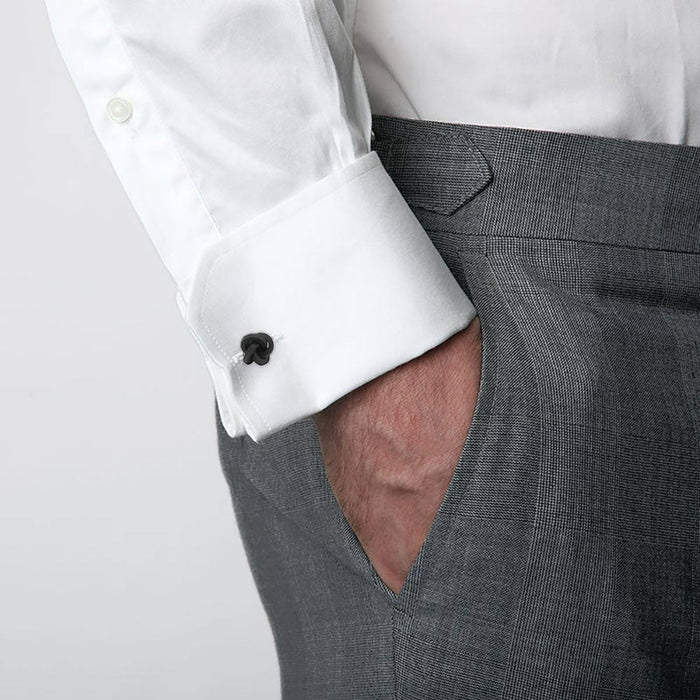 Cufflinks - Knot Square Twist (Matt Black)