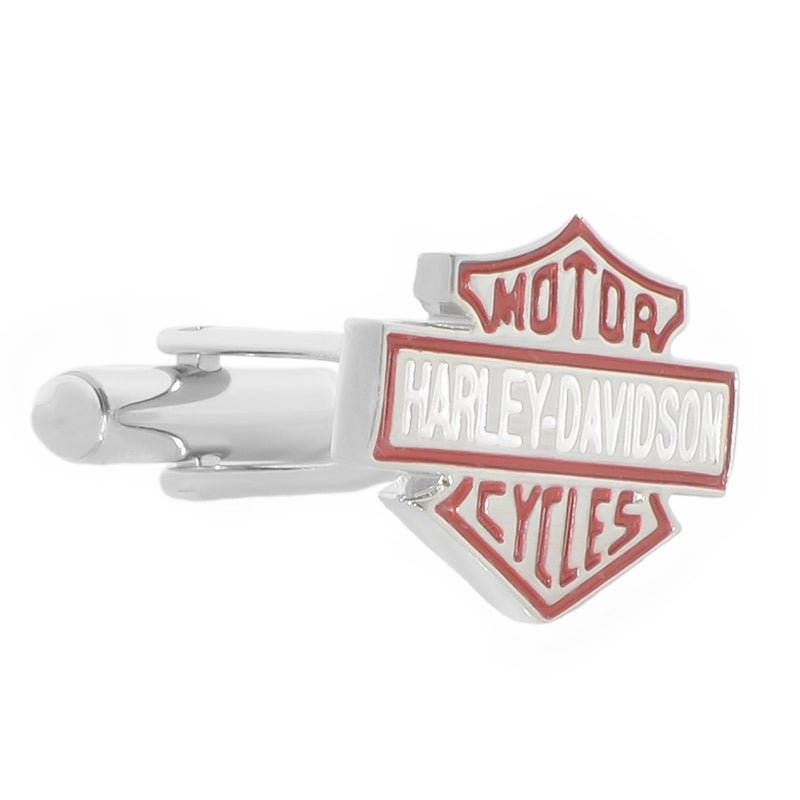 Cufflinks - Motorcycle Classic Logo Emblem (Silver)