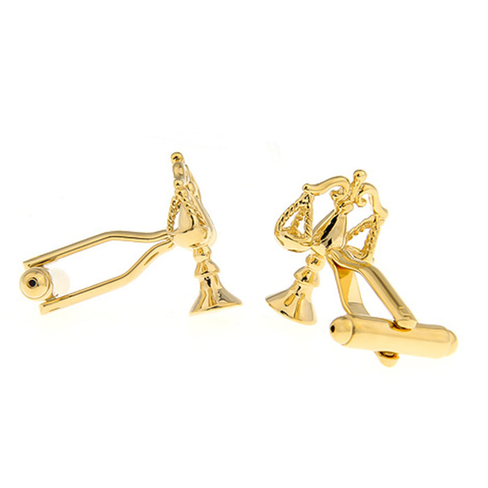 Cufflinks - Scales Of Justice (Gold)