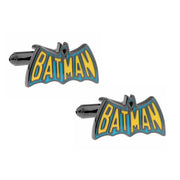 Batman Cufflinks Gunmetal Black 2008 The Brave and The Bold Bright Colours Pair