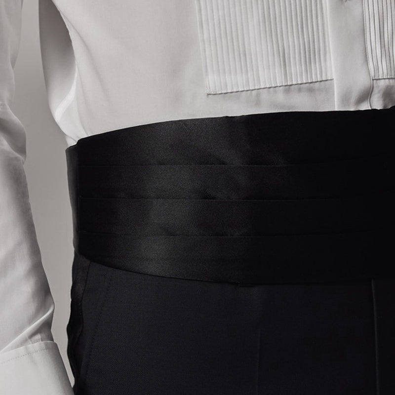 Cummerbund - Black (Pleated)