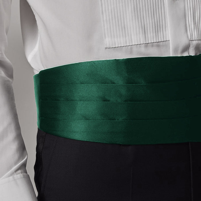 Cummerbund - Green Emerald (Pleated)