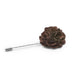 Brown Lapel Flower Pin For men Polyester Circular