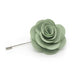 Light Sage Green Lapel Pin Flower Textured