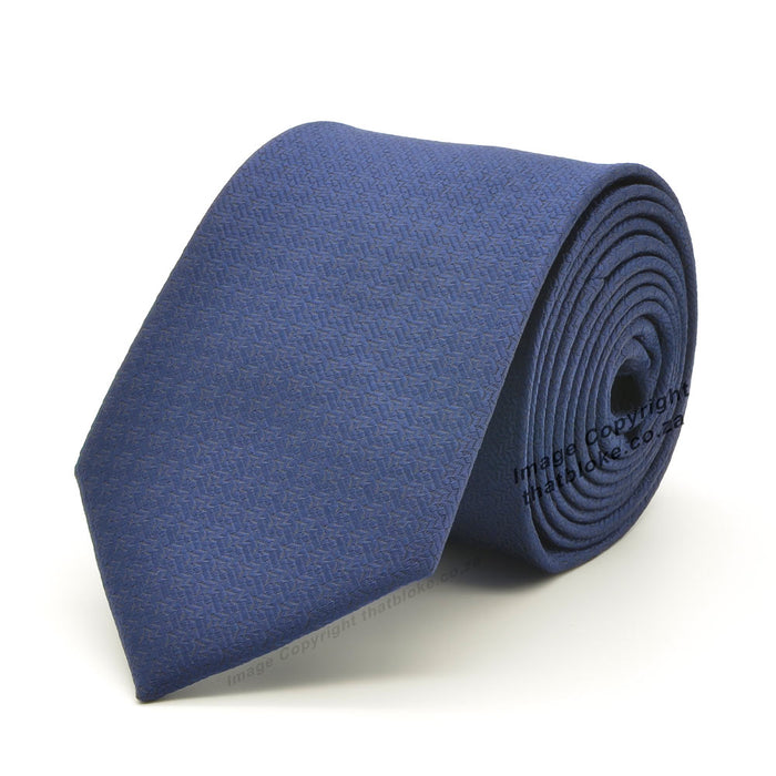 Light Navy Blue Neck Tie Patterned Polyester Men