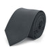 Cool Charcoal Grey Neck Tie For Men Patterned Polyester