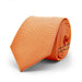 Light Orange Neck Tie For Men Patterned Polyester Melon