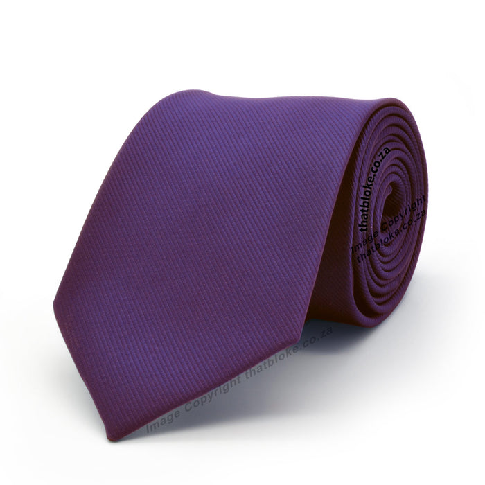 Mythical Purple Neck Tie For Men Stripe Patterned Polyester