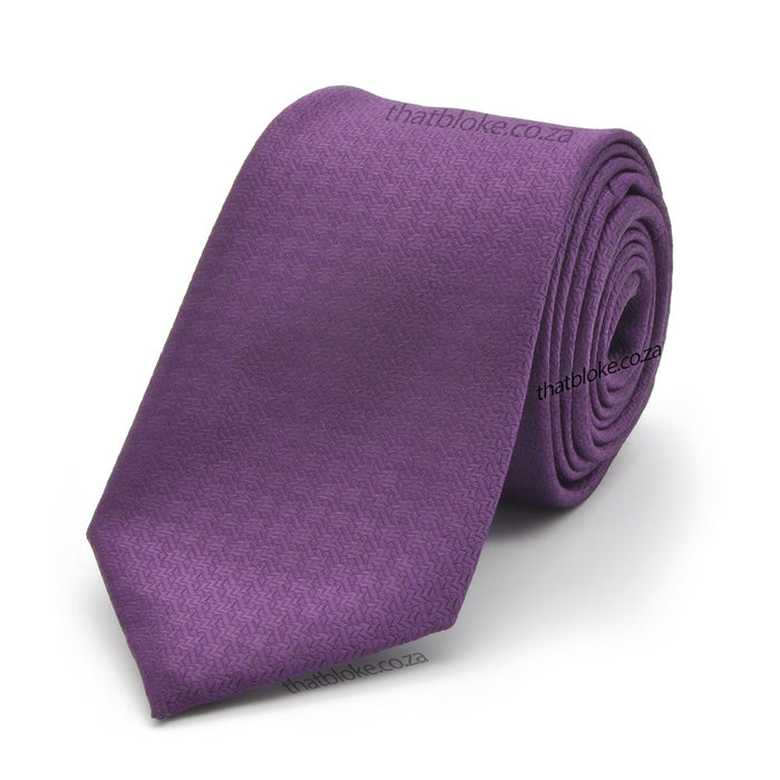 Neck Tie - Purple (Patterned)