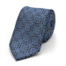 Carolina Blue Neck Tie For Men Decorative Soutache Pattern Polyester