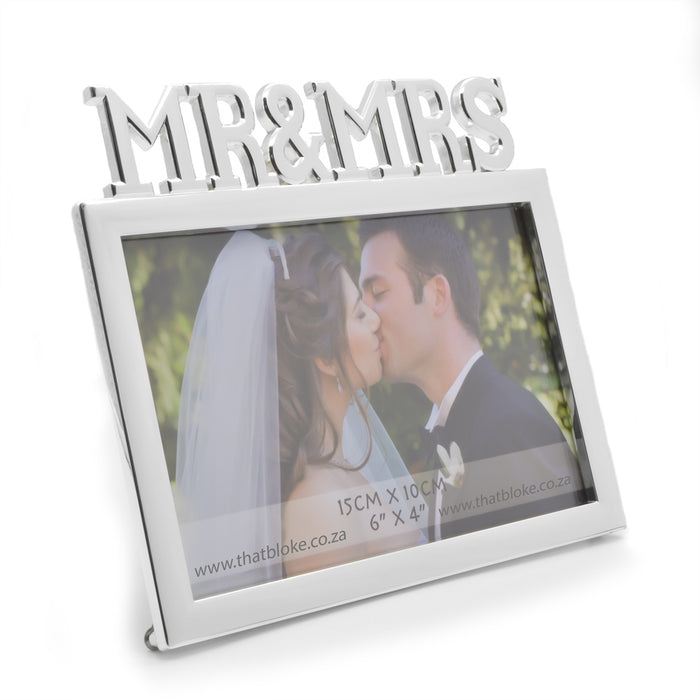 Photo Frame - Wedding Mr & Mrs (Silver)