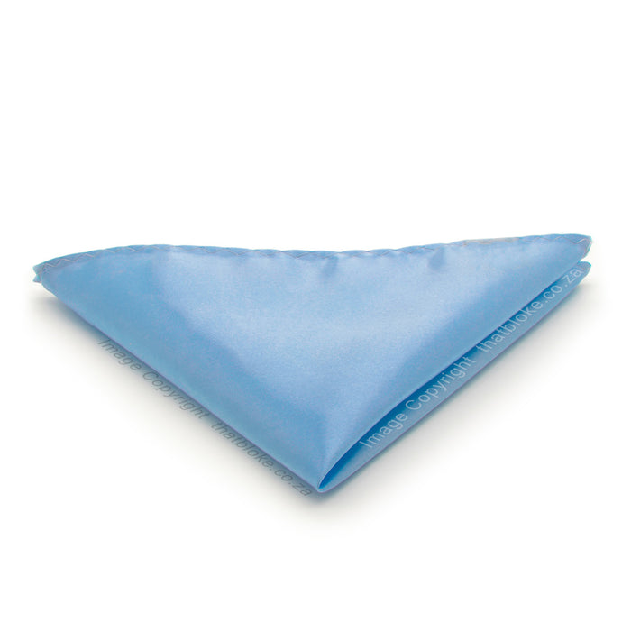 Pocket Square - Blue Carolina Light (Silky)