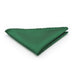 Patterned Emerald Green Pocket Square Polyester