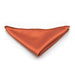 Burnt Autumn Orange Pocket Square For Men Soft Silky