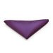 Purple Pocket Square Patterned Polyester