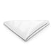 White Pocket Square Glossy Silky Polyester