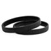 Mens Sleeve Garter Black Elastic Spring Front Image