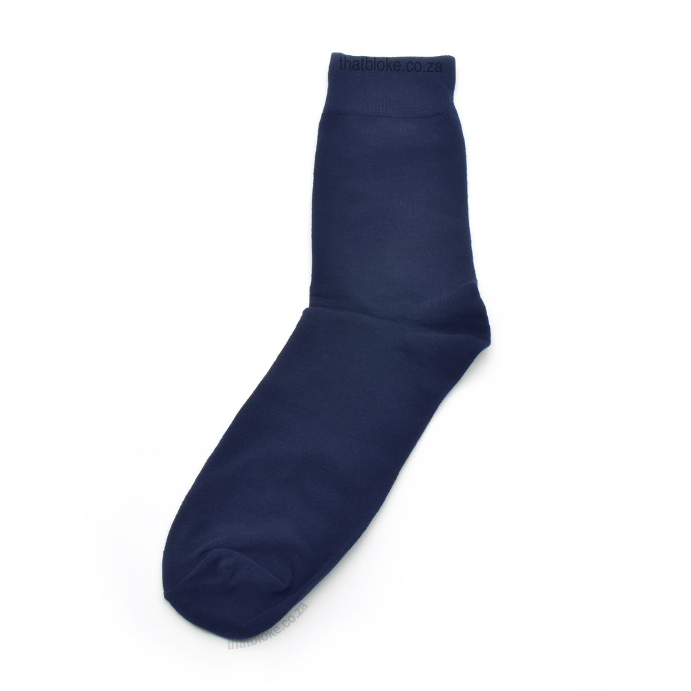 Dark Navy Blue Socks For Men - Cotton — That Bloke
