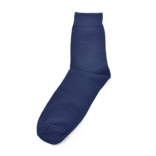 Light Navy Blue Socks For Men Cotton