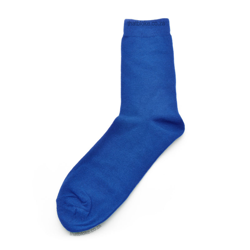 Royal Blue Socks For Men Cotton