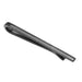 Extra Thin Narrow Gunmetal Black Tie Bar Clip For Men Patterned Top View
