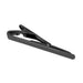 Round Edge Thin Tie Clip Medium-Length Gunmetal Black Side View