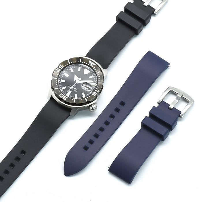 Watch Strap 20mm - Black Classic (FKM Rubber)