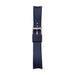 Cavallo TPSIV Rubber Watch Strap Navy Blue Curved End Quick Release Top View 