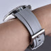 Watch Strap 22mm Grey Lemans FKM Rubber Display View