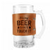 Men's Gift Beer Glass With Cover It's My Beer Don't Touch It