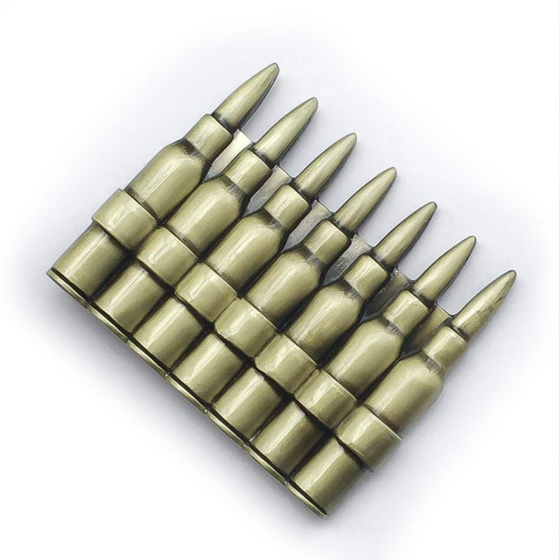 Belt Buckle - Bullet Row Upright (Bronze)