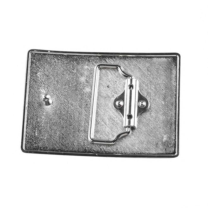 Belt Buckle - Casino Playing Cards Ace Of Spades (Silver)