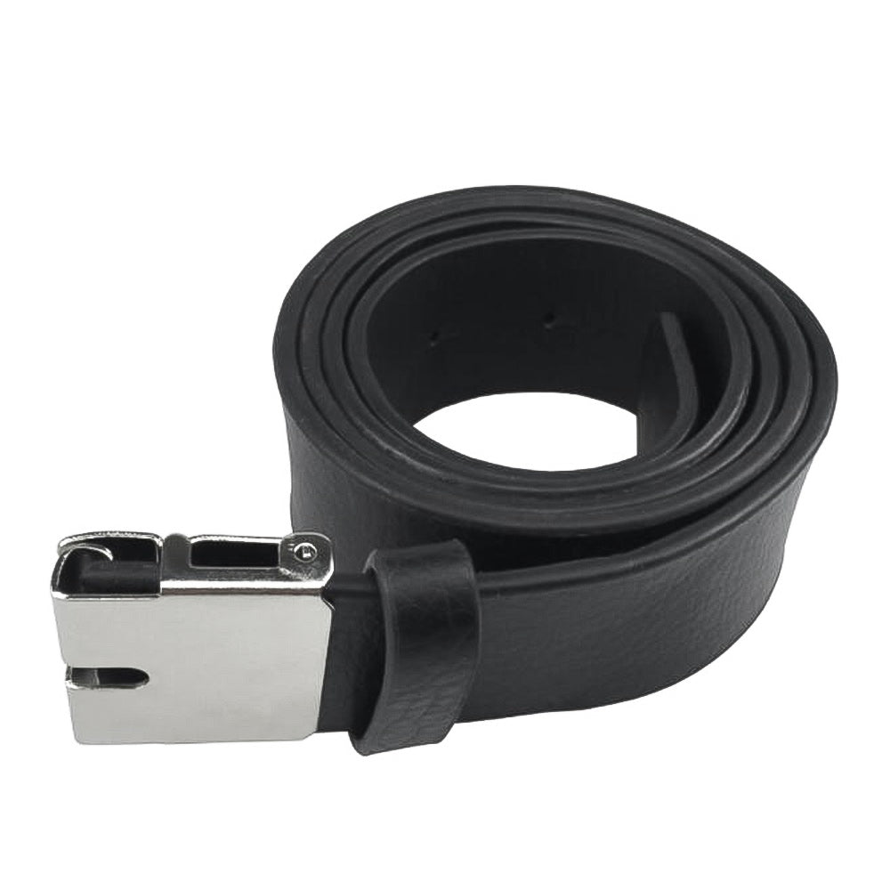 小物 ERL BUCKLE BELT Belt Buckle Connector and Belt - Black (PU-Leather) — That Bloke