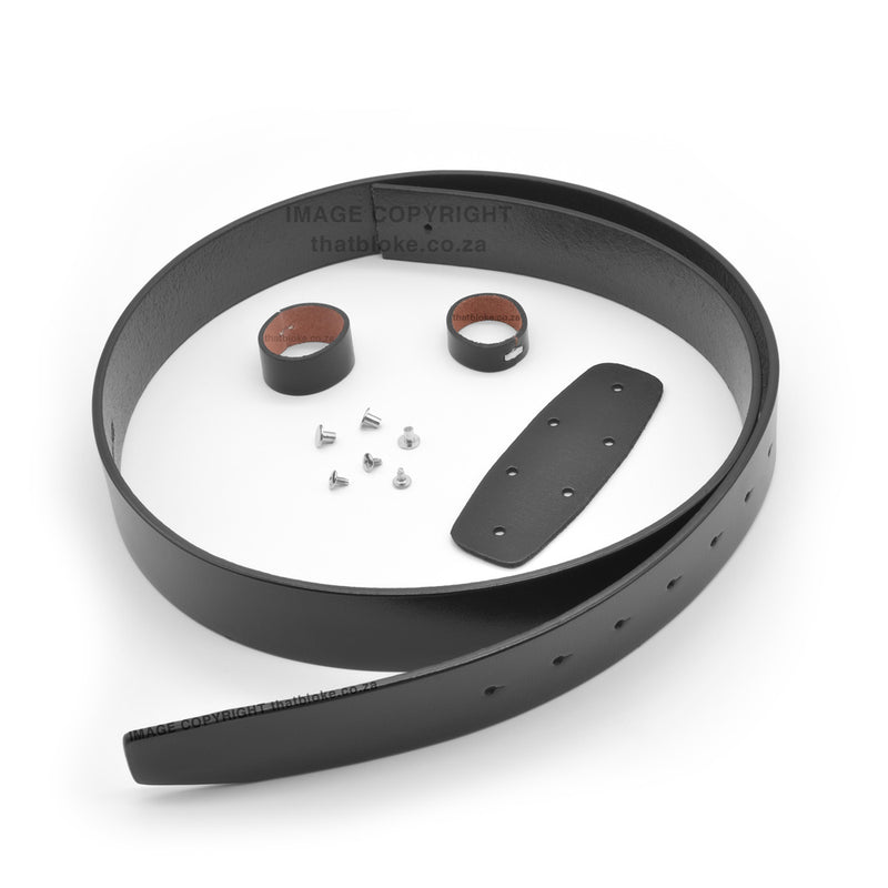 Belt Buckle CONNECTOR - Black 125cm (42 - 46 Waist)