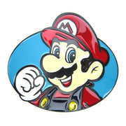 Super Mario Belt Buckle Zinc Alloy Flat Design Front