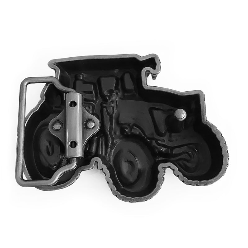 Belt Buckle - Car Tractor (Pewter Grey)