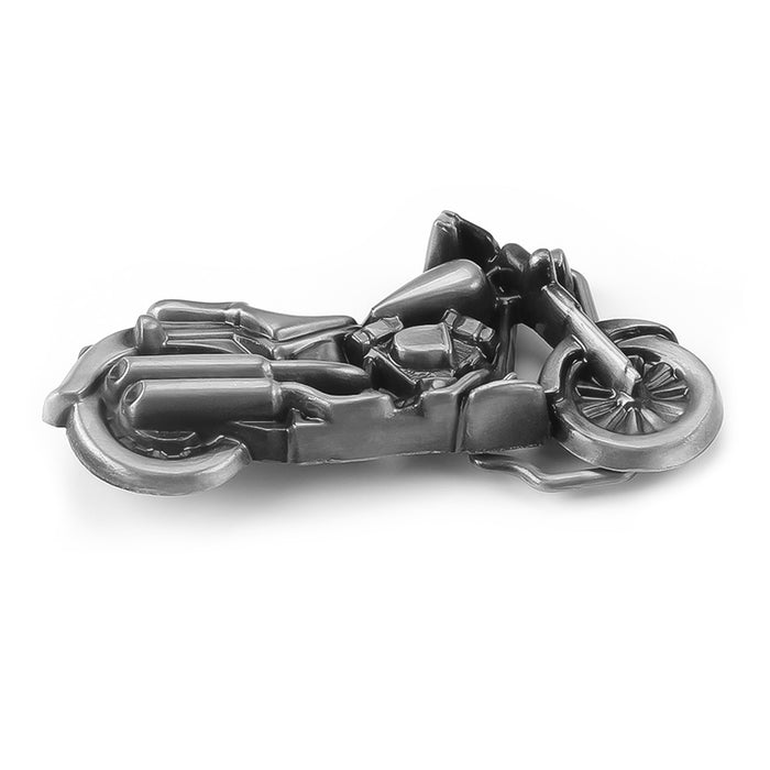 Belt Buckle - Motorcycle Classic (Pewter Grey)