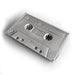 Cassette Belt Buckle Music Pewter Grey Side